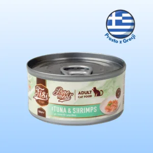 Karma dla kota PERFECT PET FISI tuńczyk krewetki w sosie 80g