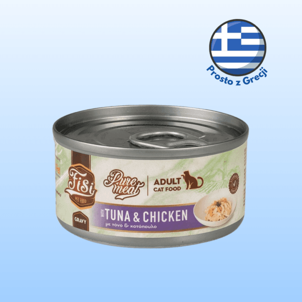 Karma dla kota PERFECT PET FISI tuńczyk kurczak w sosie 80g Karma dla kota PERFECT PET FISI tuńczyk kurczak w sosie 80g