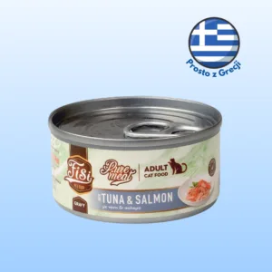 Karma dla kota PERFECT PET FISI tuńczyk łosoś w sosie 80g