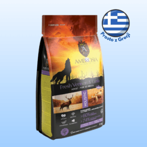 Karma dla psa AMBROSIA Świeża Dziczyzna i Jagnięcina 12kg