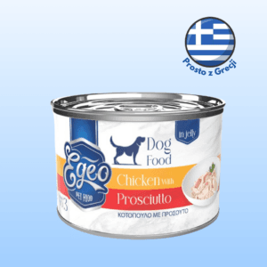 Karma dla psa EGEO kurczak szynka w galaretce 160g