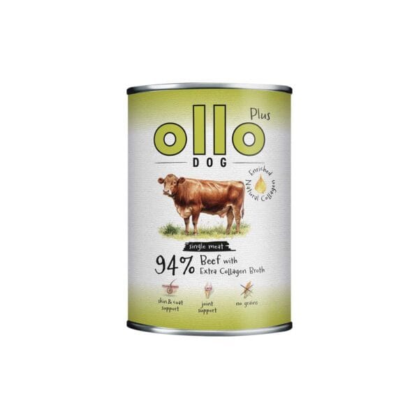 Karma dla psa OLLO Plus Kolagen wołowina 800g