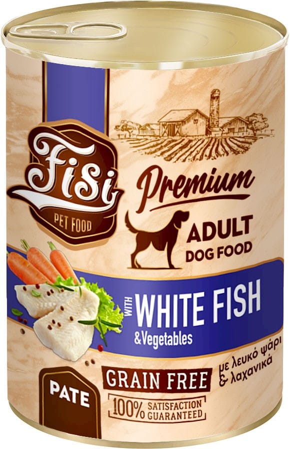 Karma dla psa PERFECT PET FISI białoryby warzywa pasztet 400g