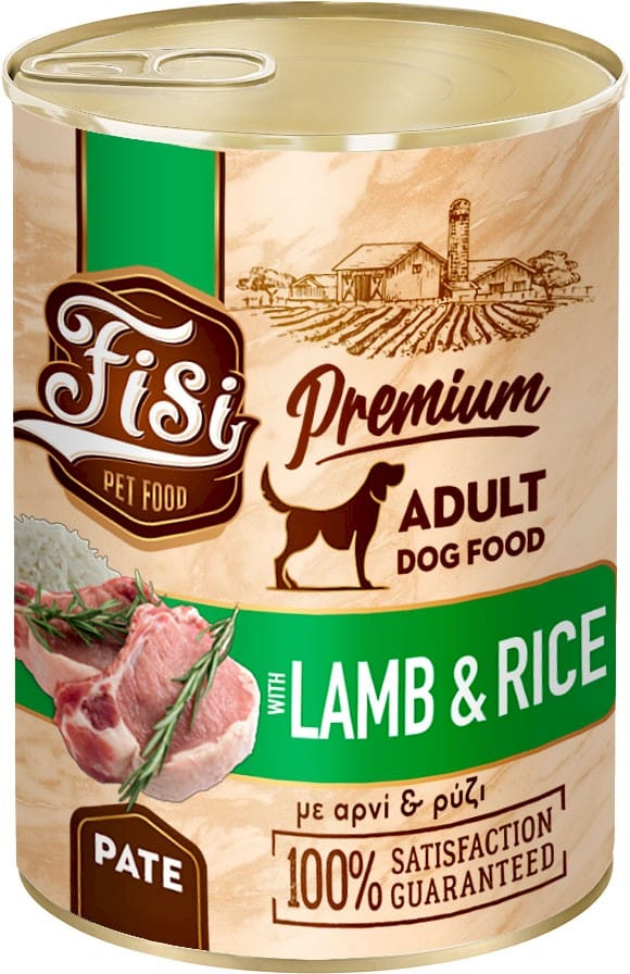 Karma dla psa PERFECT PET FISI jagnięcina ryź pasztet 400g