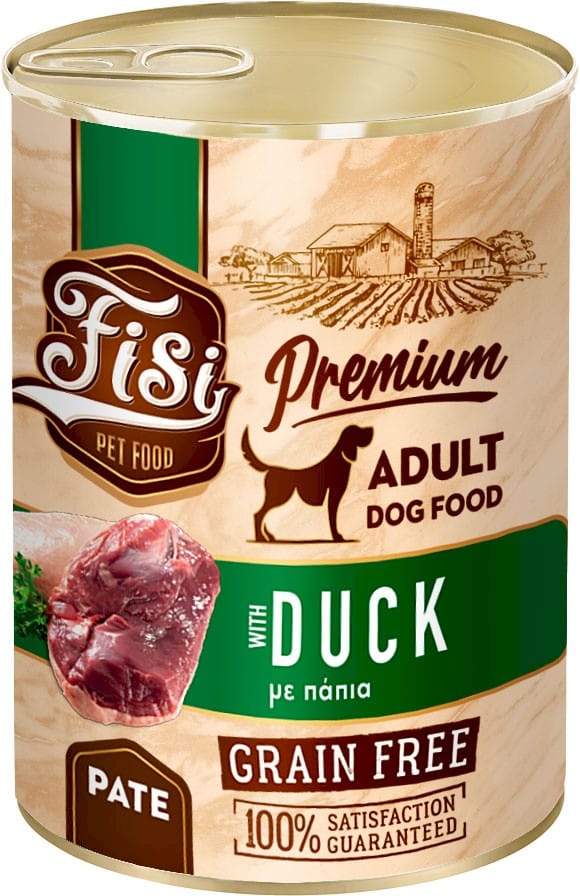 Karma dla psa PERFECT PET FISI kaczka pasztet 400g
