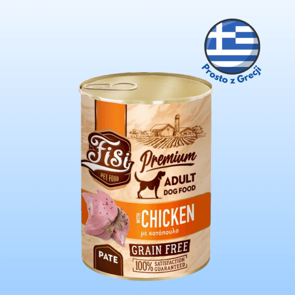 Karma dla psa PERFECT PET FISI kurczak pasztet 400g