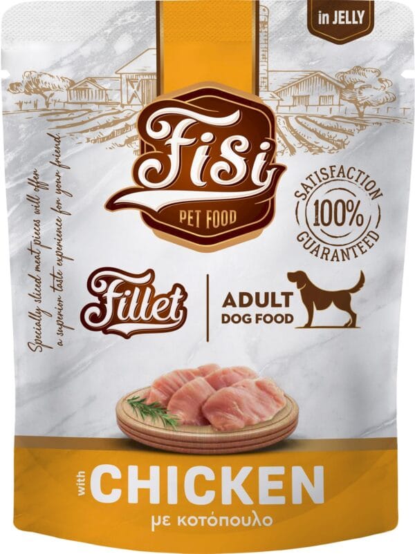 Karma dla psa PERFECT PET FISI kurczak w galarecie 500g