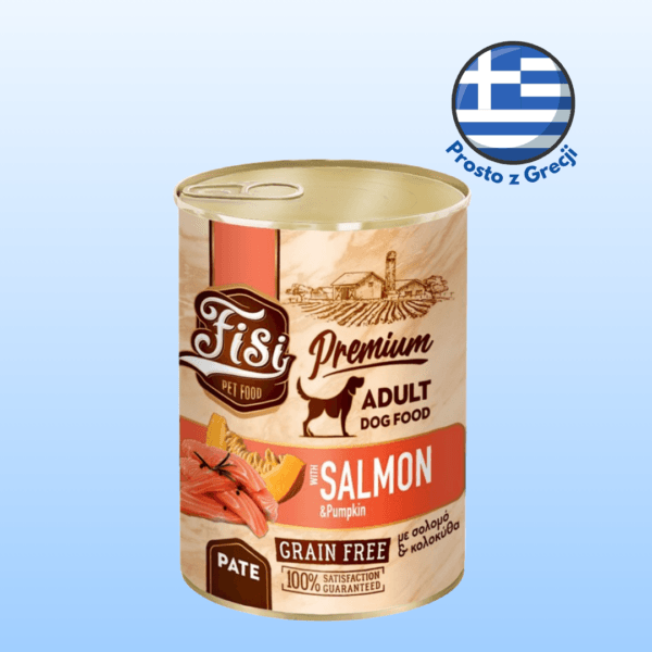 Karma dla psa PERFECT PET FISI łosoś dynia pasztet 400g