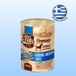 Karma dla psa PERFECT PET FISI sardynki anchois ryż pasztet 400g