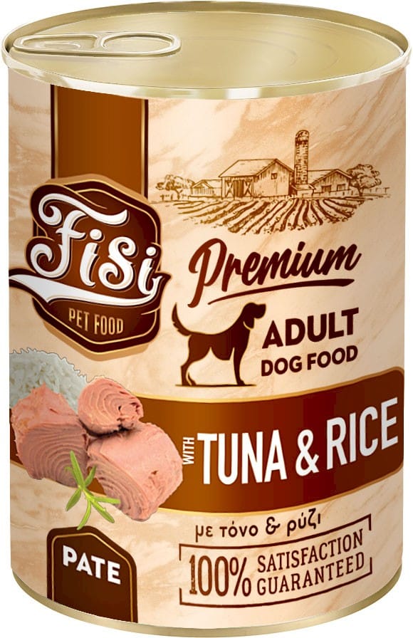 Karma dla psa PERFECT PET FISI tuńczyk ryż pasztet 400g
