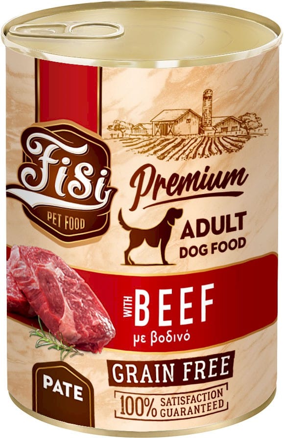 Karma dla psa PERFECT PET FISI wołowina pasztet 400g