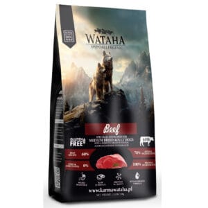 Karma dla psa WATAHA hypoallergenic M/L wołowina ryż 12kg