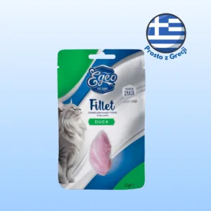 Przysmak dla kota EGEO filet z kaczki 22g