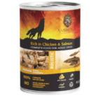 AMBROSIA Dog Adult Chicken / Salmon Kurczak Łosoś i Papaja 395g