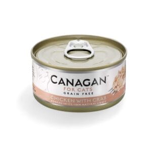 Karma dla kota CANAGAN kurczak krab 75g