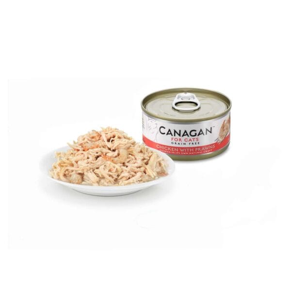 Karma dla kota CANAGAN kurczak krewetki 75g 1