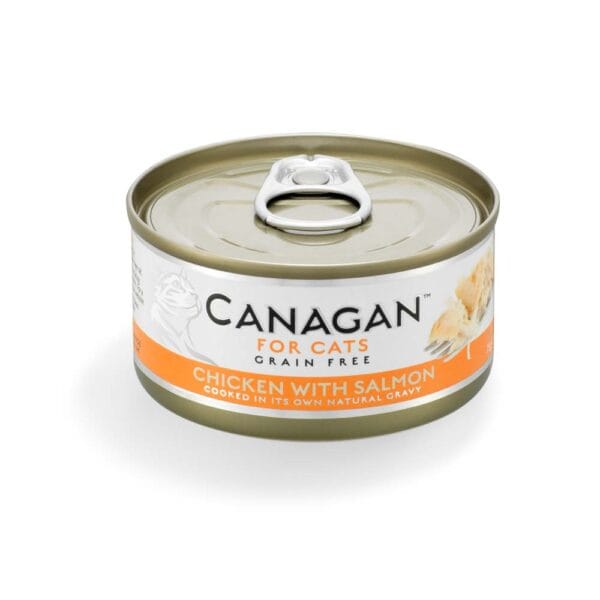 Karma dla kota CANAGAN kurczak łosoś 75g