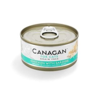 Karma dla kota CANAGAN kurczak sardynki 75g