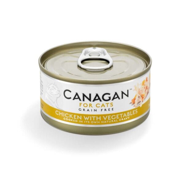 Karma dla kota CANAGAN kurczak warzywa 75g