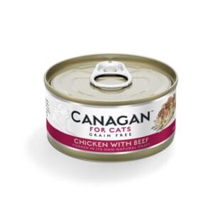Karma dla kota CANAGAN kurczak wołowina 75g