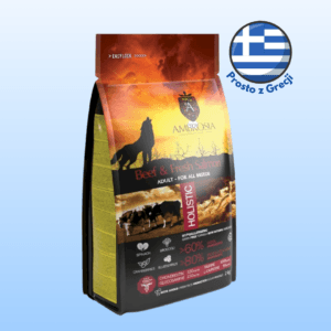 Karma dla psa AMBROSIA Wołowina i Świeży Łosoś 2kg