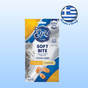 Przysmaki dla kota EGEO sterylizacja urinary kurczak ser 3x10g