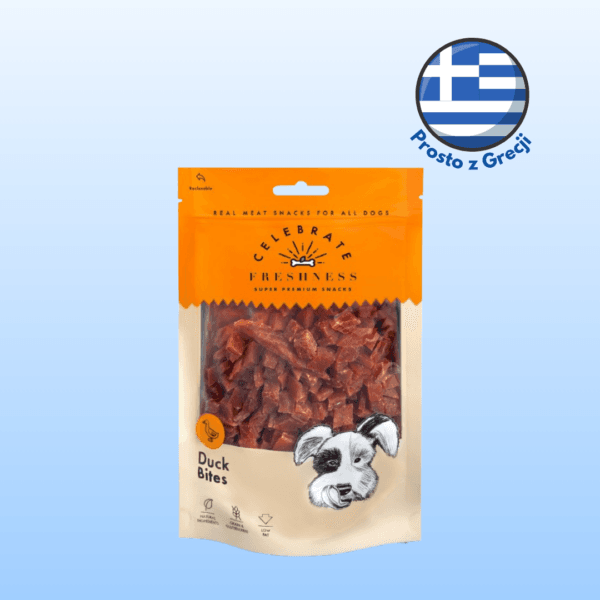 Przysmaki dla psa CELEBRATE bites z kaczki 100g