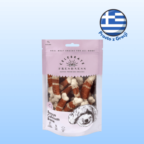 Przysmaki dla psa CELEBRATE kostki wapienne z wieprzowiną 100g