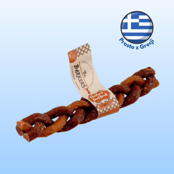 Przysmaki dla psa CELEBRATE warkocz z kurczaka i kaczki 13cm Przysmaki dla psa CELEBRATE warkocz z kurczaka i kaczki 13cm