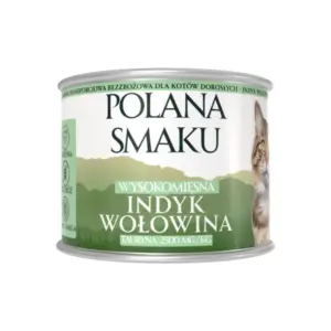 Karma dla kota POLANA SMAKU indyk i wołowina 200g