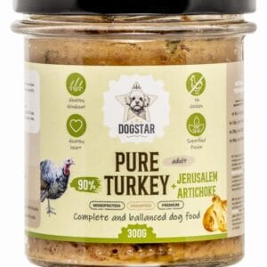 Karma dla psa DOGSTAR Pure indyk z jarmużem 300g