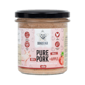 Karma dla psa DOGSTAR Pure wieprzowina z jabłkiem 300g