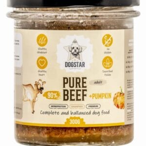 Karma dla psa DOGSTAR Pure wołowina z cukinią 300g