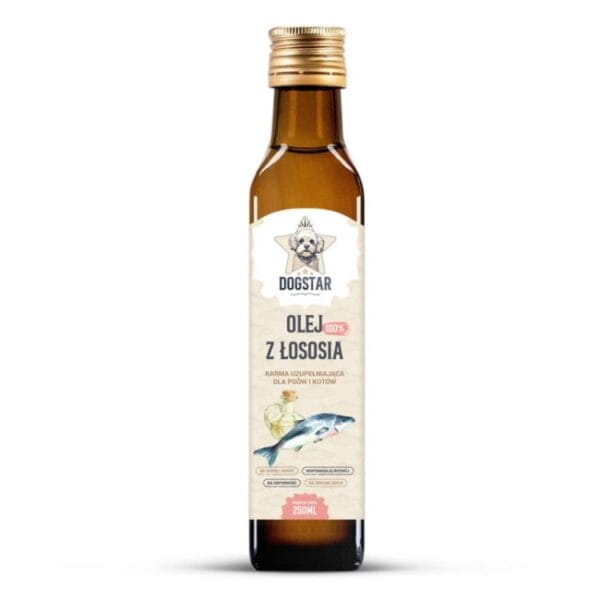Karma dla psa DOGSTAR olej z łososia 250ml