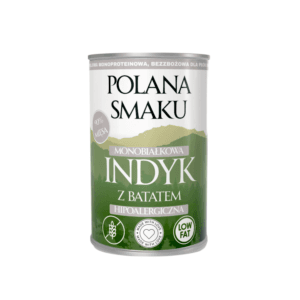 Karma dla psa POLANA SMAKU indyk z batatem 400g