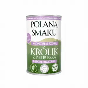 Karma dla psa POLANA SMAKU królik z pietruszką 400g