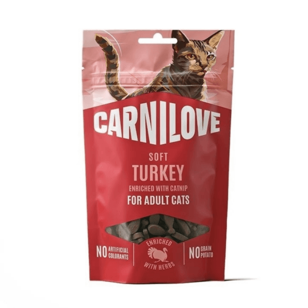 Przysmaki dla kota CARNILOVE soft snack indyk 50g