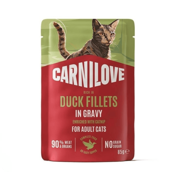 Karma dla kota CARNILOVE kaczka w sosie 85g Karma dla kota CARNILOVE kaczka w sosie 85g