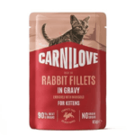 Karma dla kota CARNILOVE kitten królik w sosie 85g