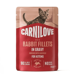 Karma dla kota CARNILOVE kitten królik w sosie 85g