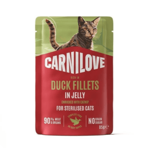 Karma dla kota CARNILOVE Sterilised kaczka w galarecie 85g
