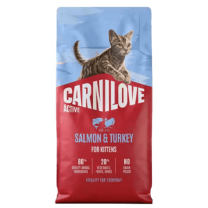 Karma dla kota CARNILOVE Active kitten łosoś indyk 400g
