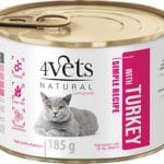 Karma dla kota 4VETS indyk 185g