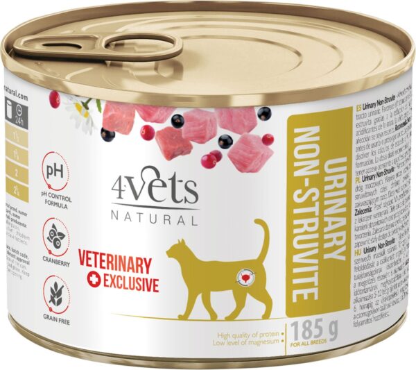 Karma dla kota 4VETS urinary non struvite 185g Karma dla kota 4VETS urinary non struvite 185g
