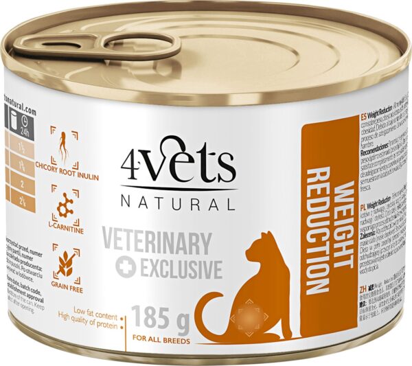 Karma dla kota 4VETS weight reduction 185g Karma dla kota 4VETS weight reduction 185g