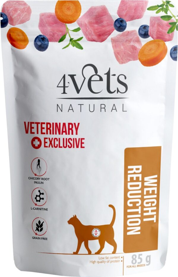 Karma dla kota 4VETS weight reduction 85g Karma dla kota 4VETS weight reduction 85g