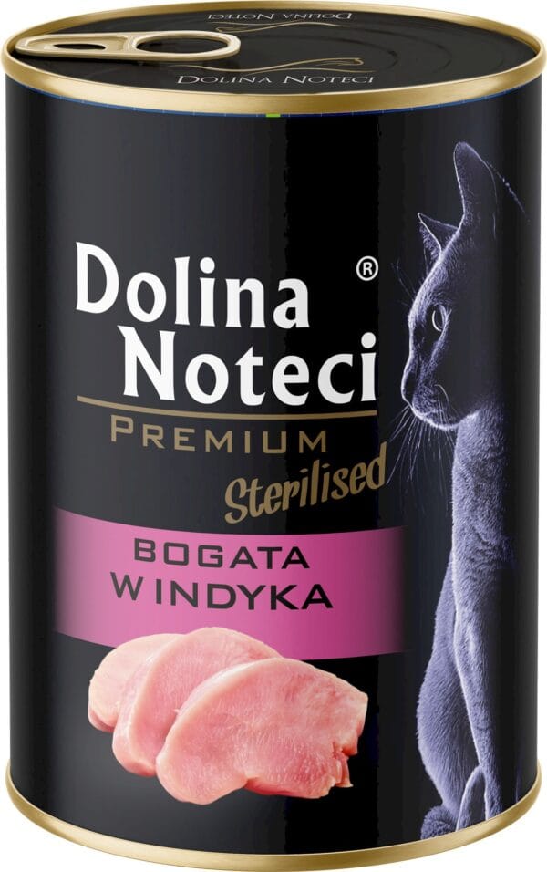 Karma dla kota DOLINA NOTECI sterylizacja indyk 400g Karma dla kota DOLINA NOTECI sterylizacja indyk 400g