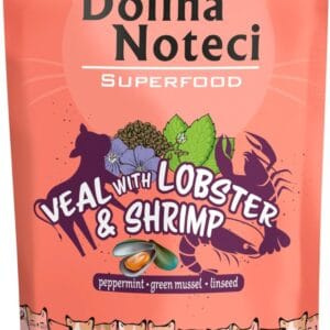 Karma dla kota DOLINA NOTECI superfood cielęcina homar krewetki 85g