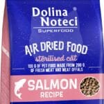 Karma dla kota DOLINA NOTECI superfood sterylizacja suszony łosoś 1kg