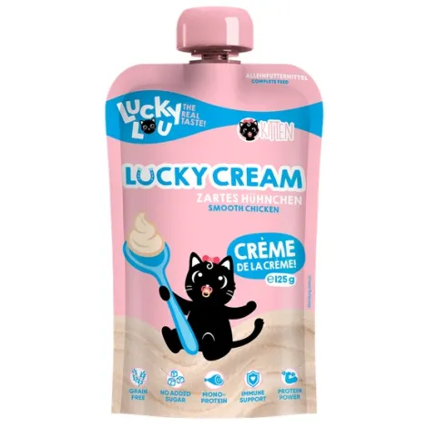 Karma dla kota LUCKY LOU cream kitten kurczak 125g